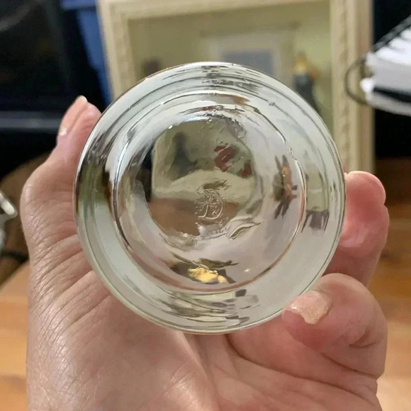 Vintage Mid Century 24k Gold Atomic Etched Set of 6 Bar Glasses Frosted w Gold - Picture 4 of 6